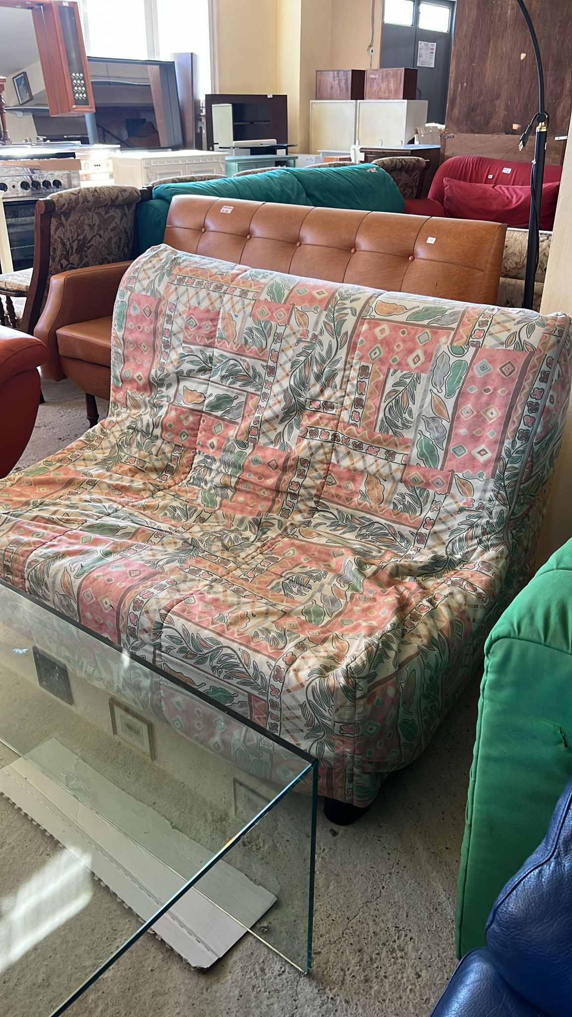 Canapea extensibilă vintage sh de calitate italiană R-457