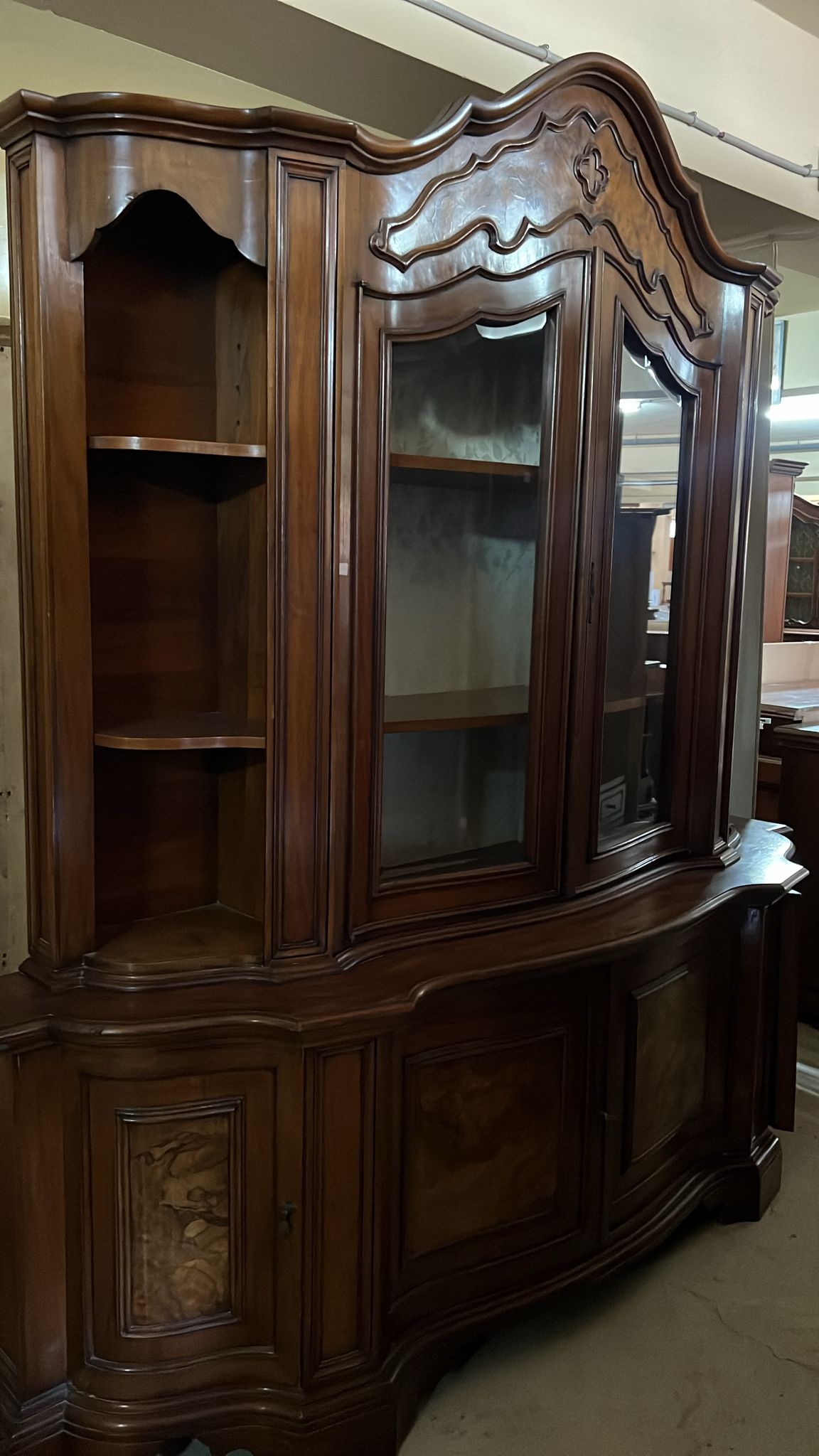 Vitrina clasică lemn sh de calitate italiană R-136 - imagine 2