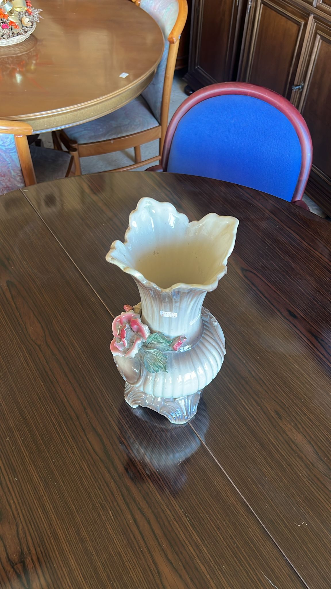Vază decorativă ceramică vintage sh de calitate italiana R-146 - imagine 3