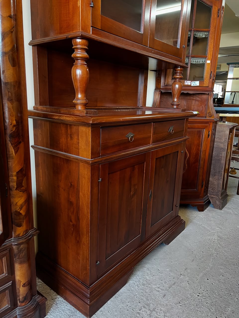 Vitrina/Bufet produs nou , unic național din nuc masiv made in italy R-904 - imagine 8