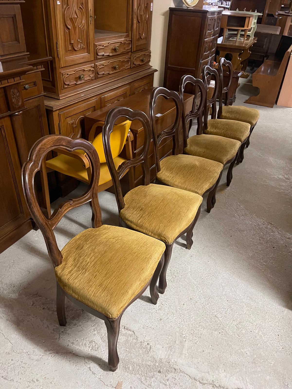 Scaune in lemn masiv made in italy 6 bucati R-1064