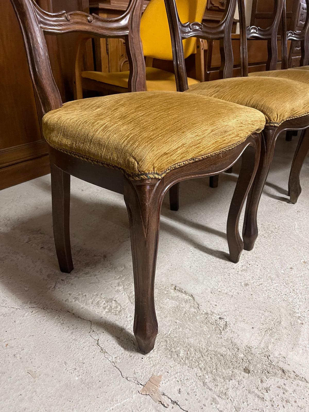 Scaune in lemn masiv made in italy 6 bucati R-1064 - imagine 3