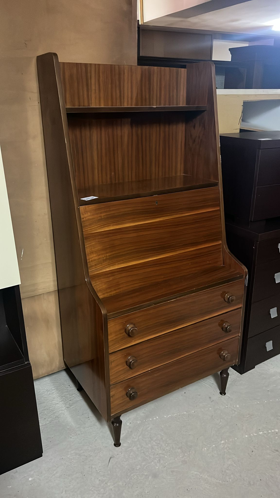 Secretaire vintage cu clapetă sh de calitate italiană S 3222 - imagine 2