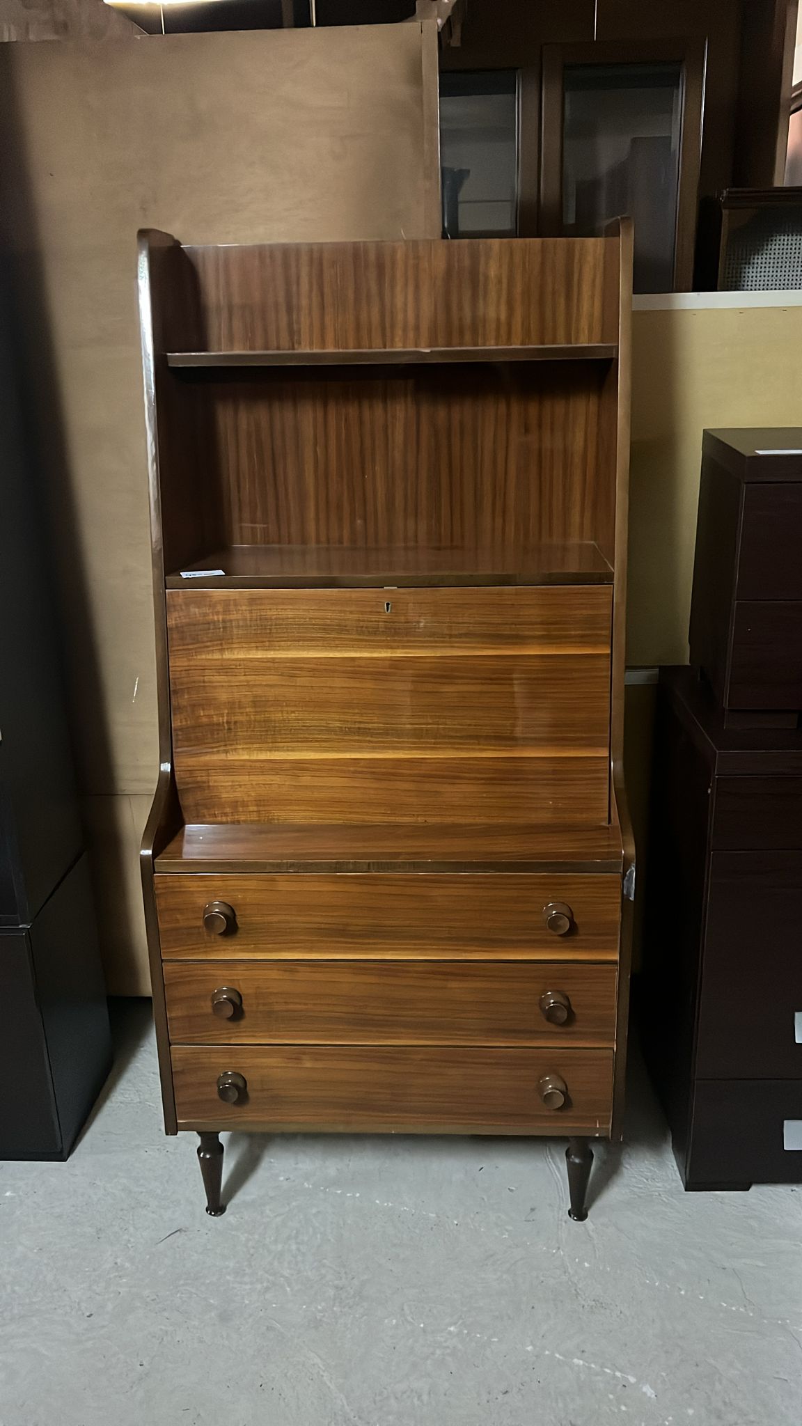 Secretaire vintage cu clapetă sh de calitate italiană S 3222