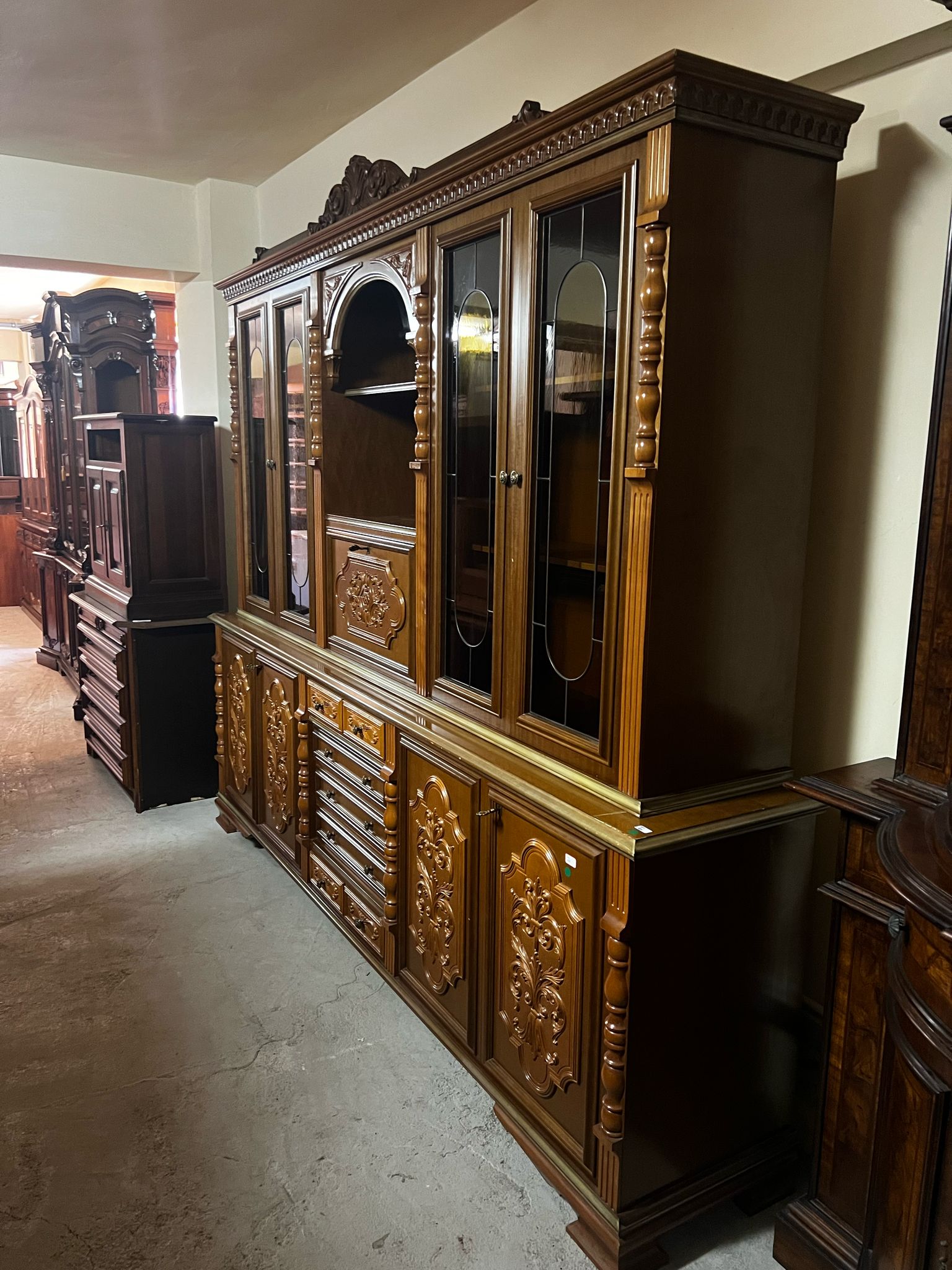 Bibliotecă din lemn masiv sh de calitate italiană S 3200