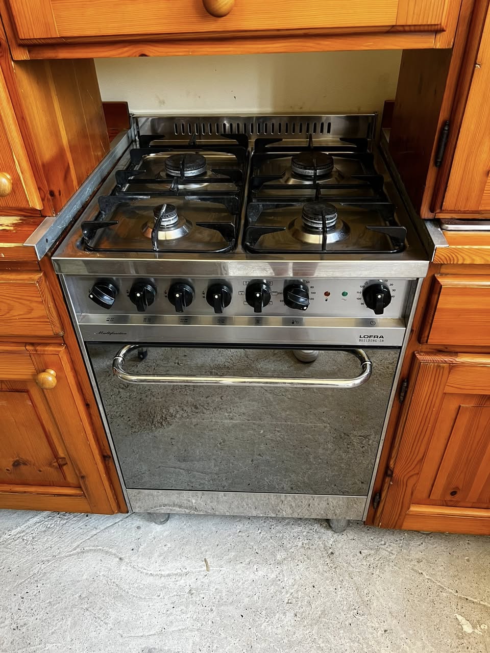 Bucătărie rustică din lemn masiv 345x245 cm sh de calitate italiană S 3847 - imagine 6