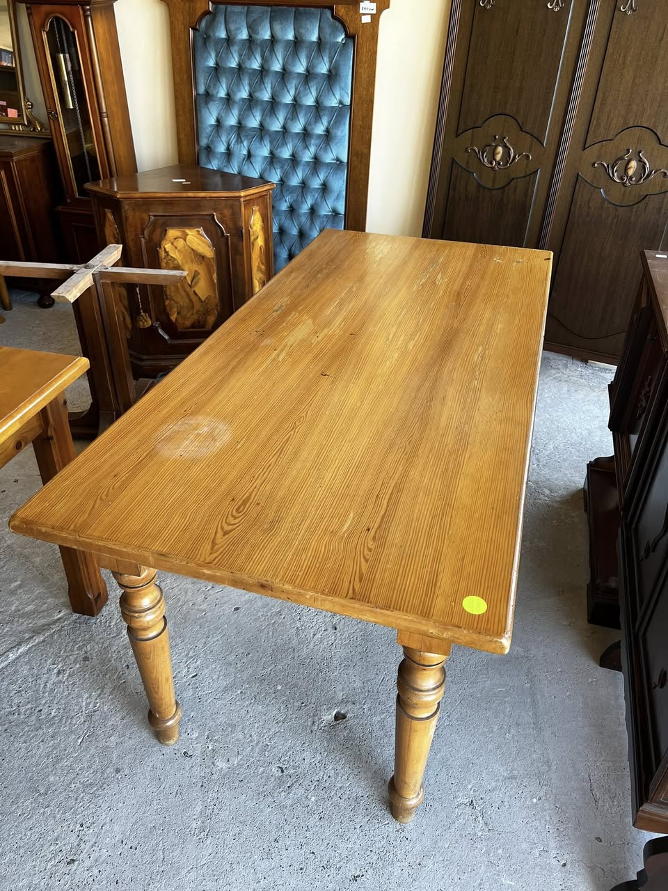 Masă din lemn masiv 180x85 cm sh de calitate italiană S 3898 - imagine 2