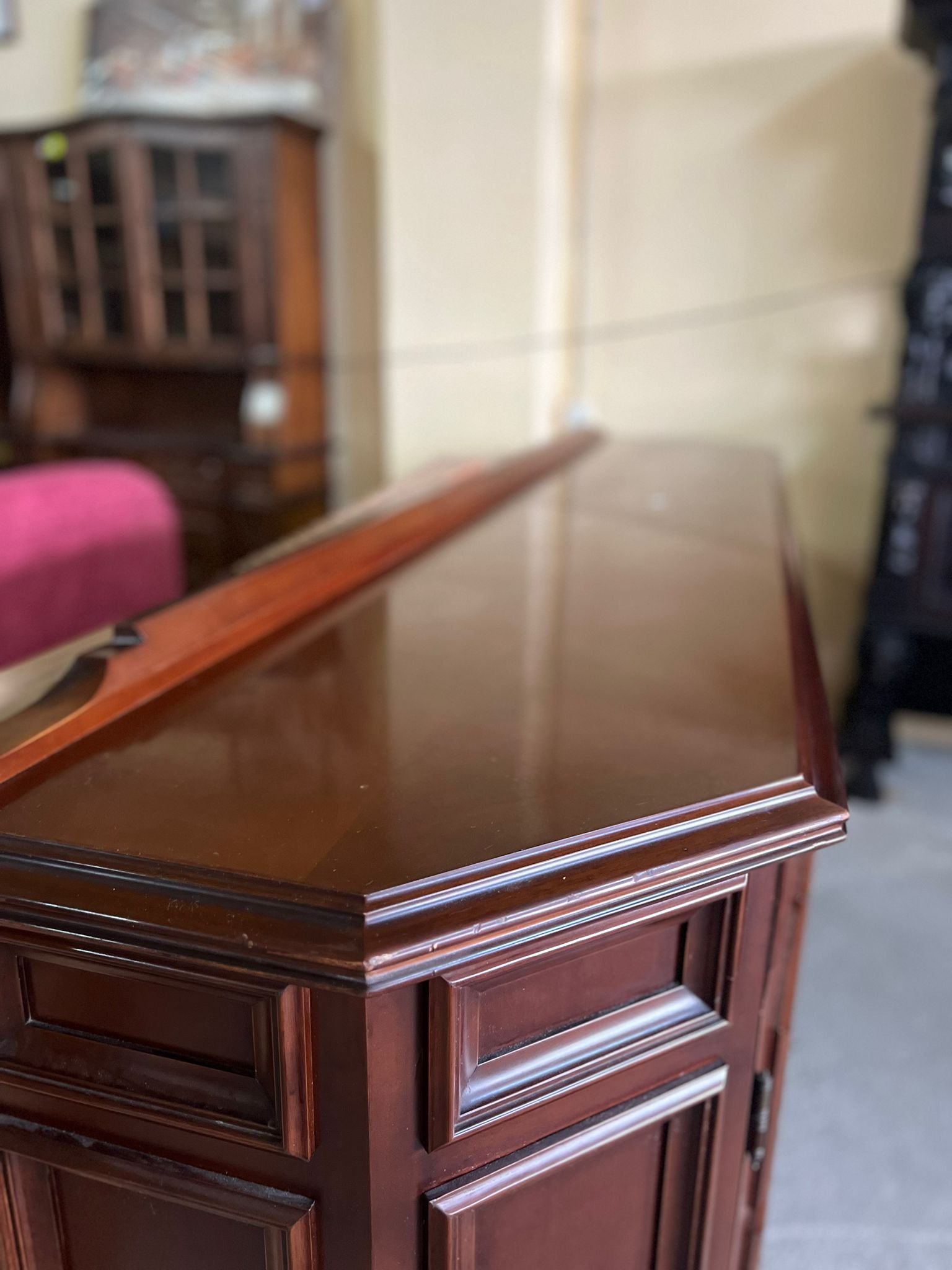 Bufet mare din lemn masiv cu design clasic sh de calitate italiană S 4525 - imagine 2