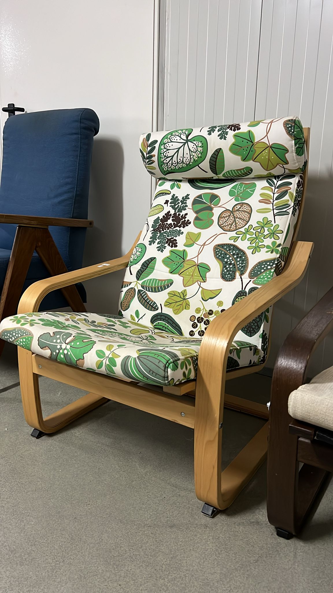 Fotoliu modern confortabil cu design floral S 3983 sh de calitate italiană