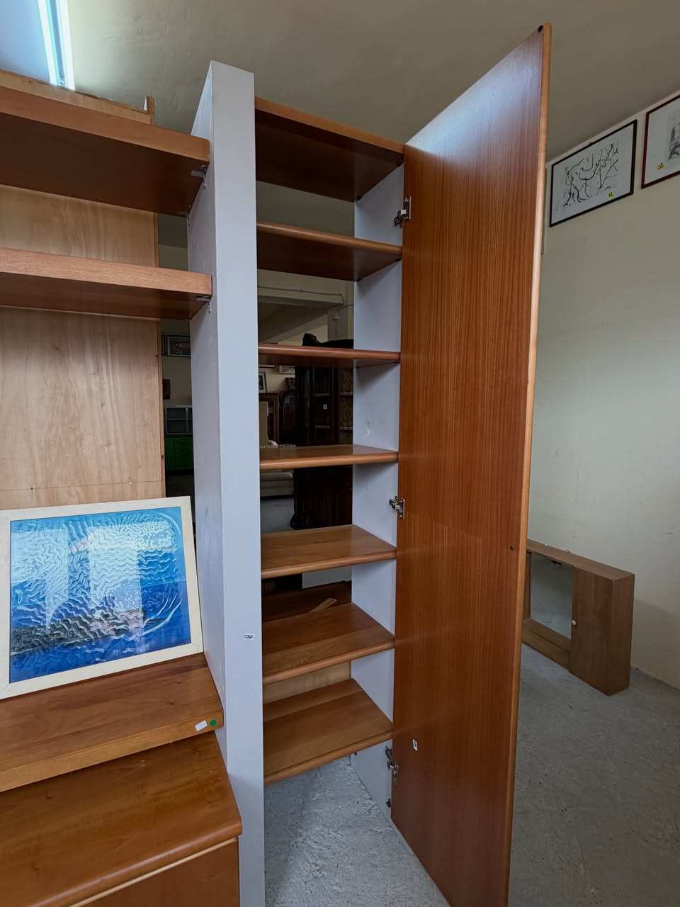 Bibliotecă modulară modernă sh de calitate italiană C 77 - imagine 2