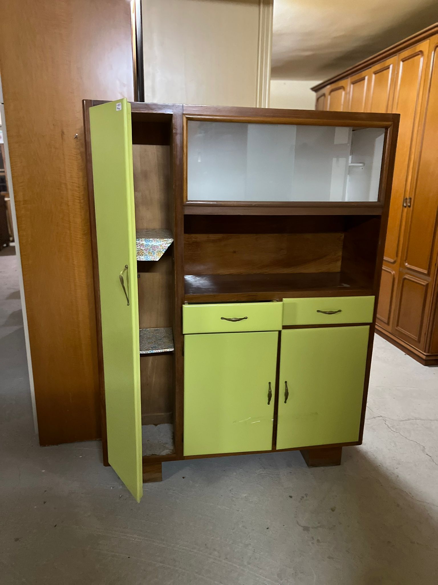 Bufet vintage cu uși glisante sh de calitate italiana S 4837 - imagine 2