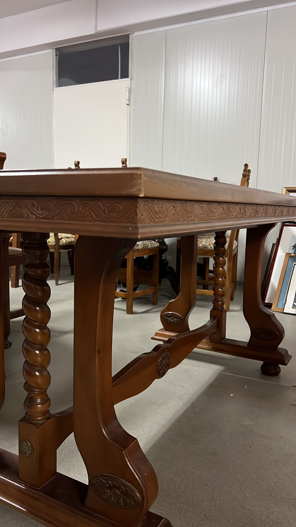 Masă din lemn masiv 180x88 sh de calitate italiană C 232 - imagine 4