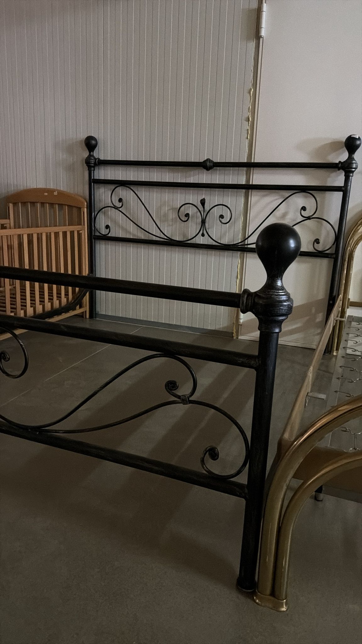 Pat din fier forjat 160x200 de calitate italiană – S 3937 - imagine 3
