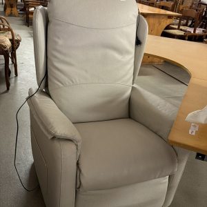Fotoliu relax electric din piele naturala de calitate italiană S 4818