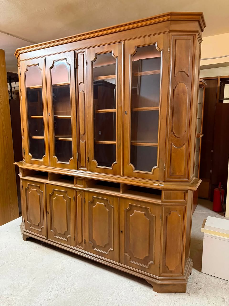 Vitrina living mare din lemn sh de calitate italiana Ad-51 - imagine 5
