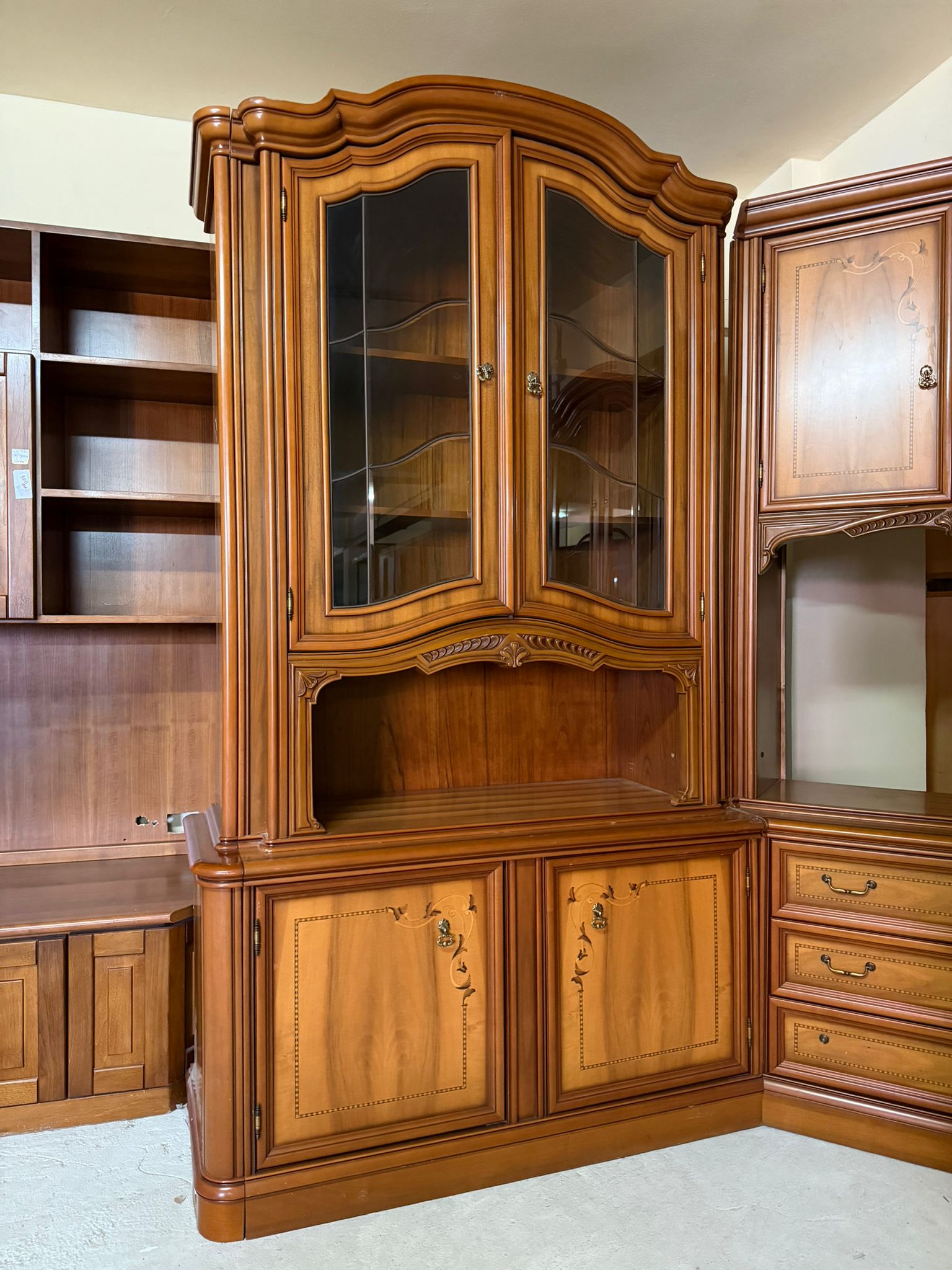 Mobilier living colț din lemn sh de calitate italiană Ad-49 - imagine 5