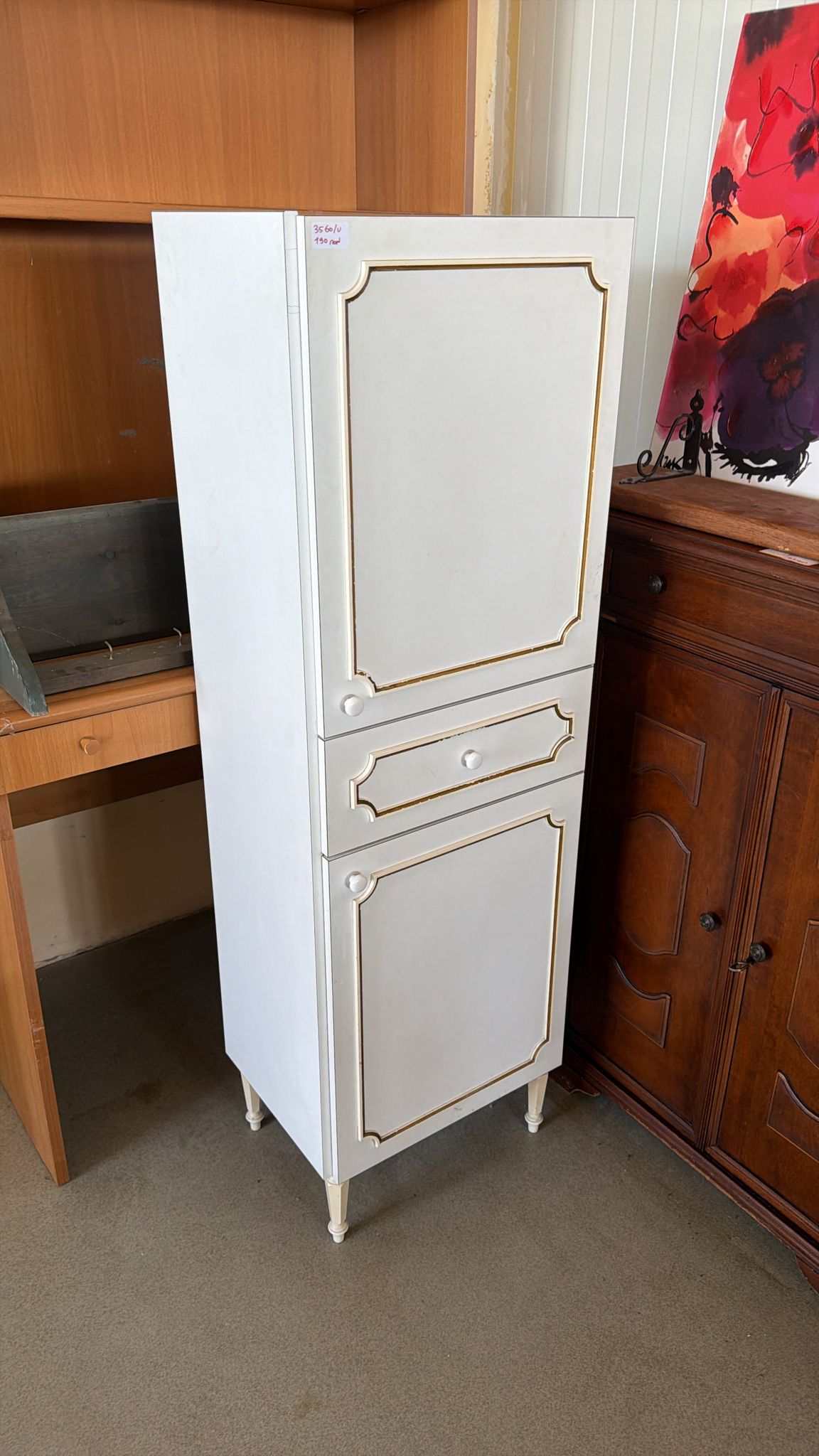 Dulap baie alb sh de calitate italiană 3560/U