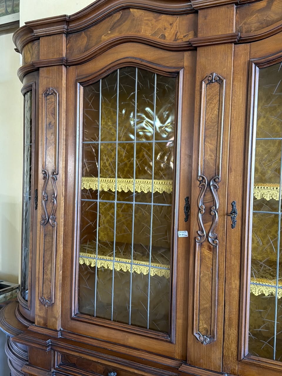 Cristalieră vintage second hand de calitate italiană 3706/U - imagine 2