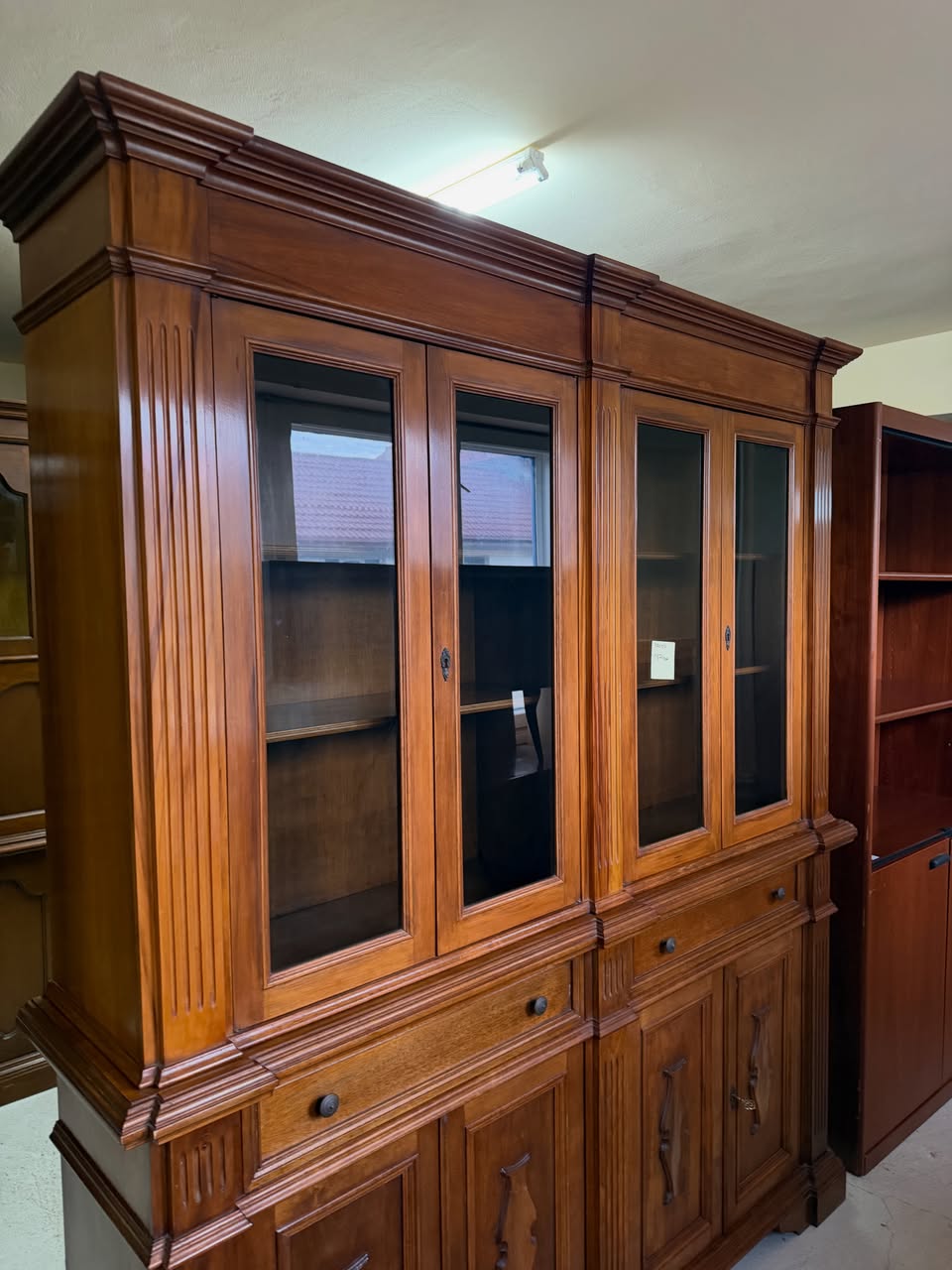 Vitrină bibliotecă din lemn sh de calitate italiană 3701/U - imagine 5