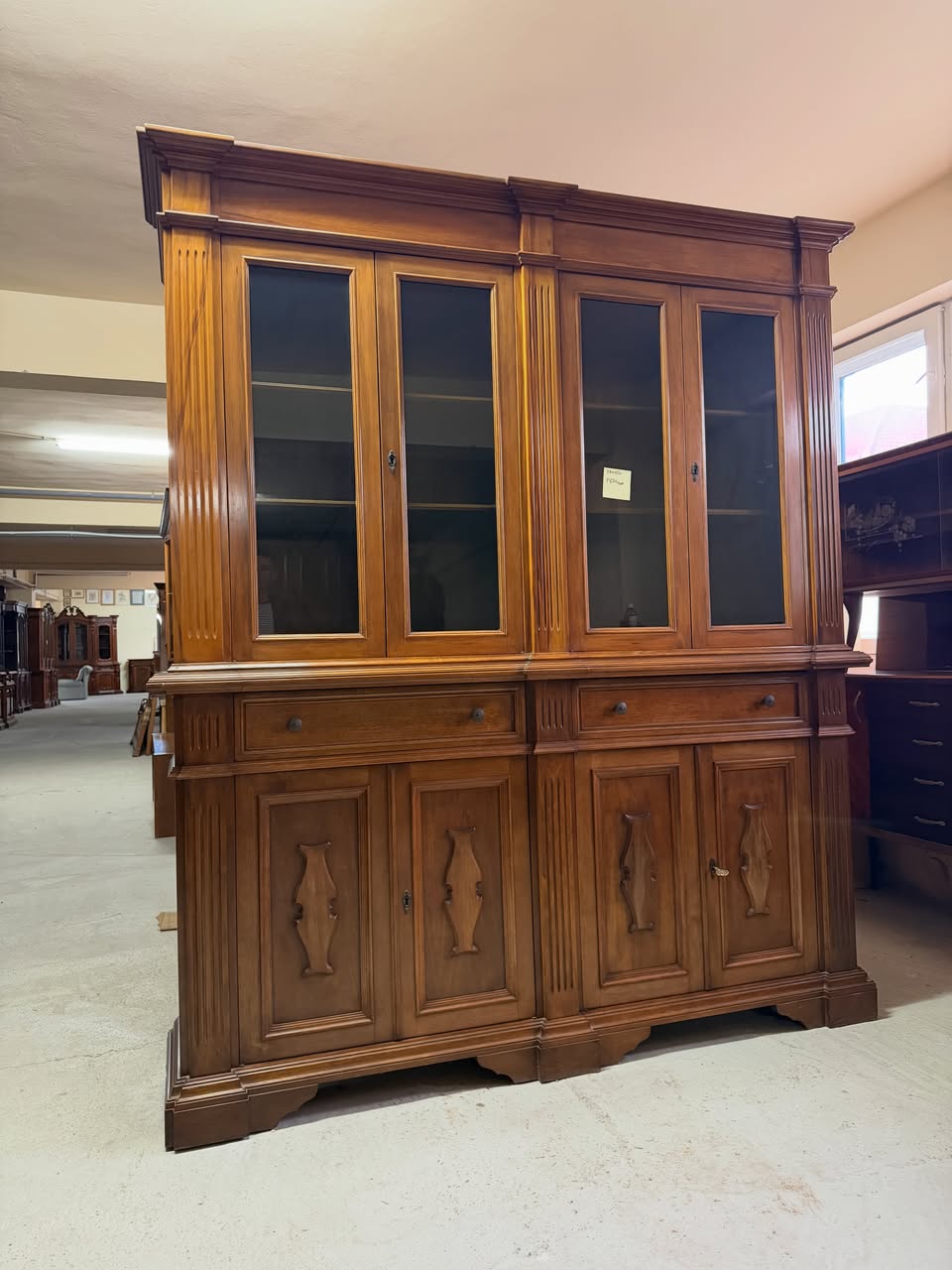 Vitrină bibliotecă din lemn sh de calitate italiană 3701/U