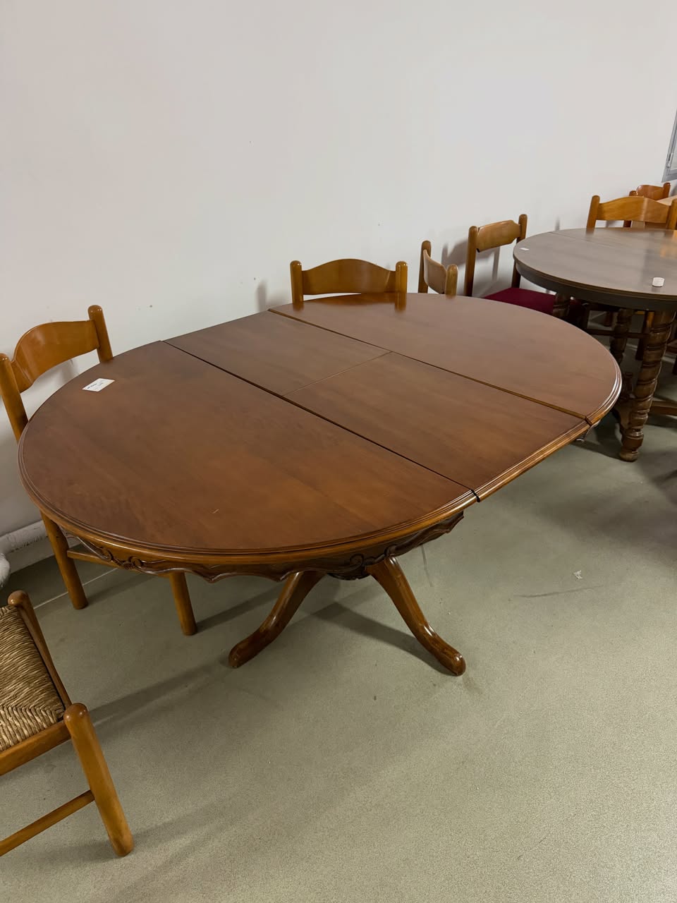 Masă rotundă extensibilă sh de calitate italiană 3483/U - imagine 2