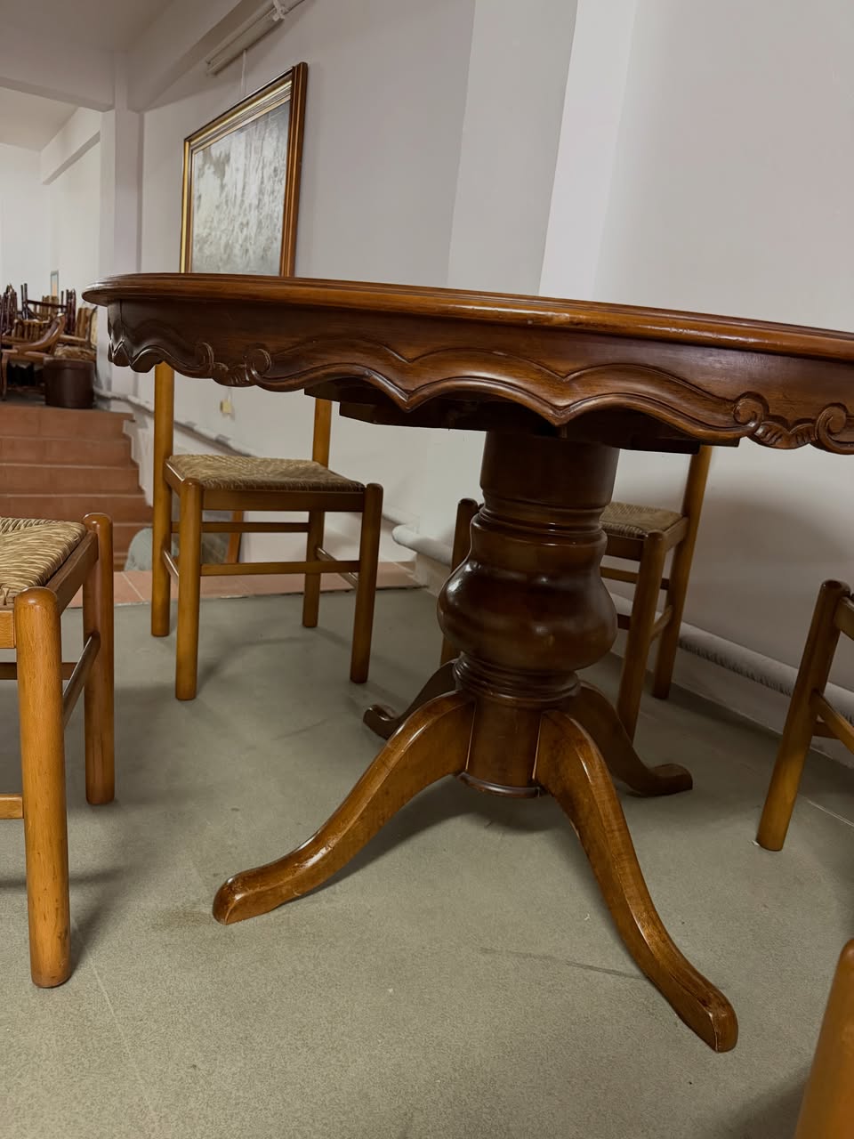 Masă rotundă extensibilă sh de calitate italiană 3483/U - imagine 5