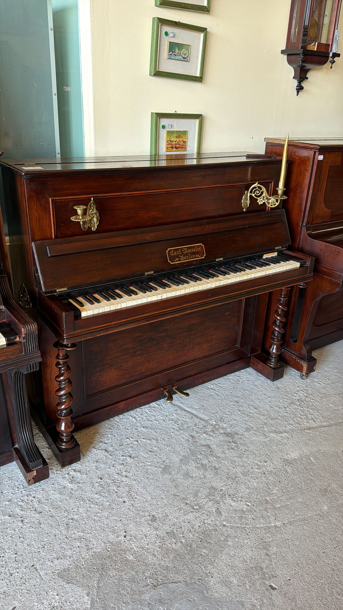 Pianină vintage Carl Roesler Berlin 496/U