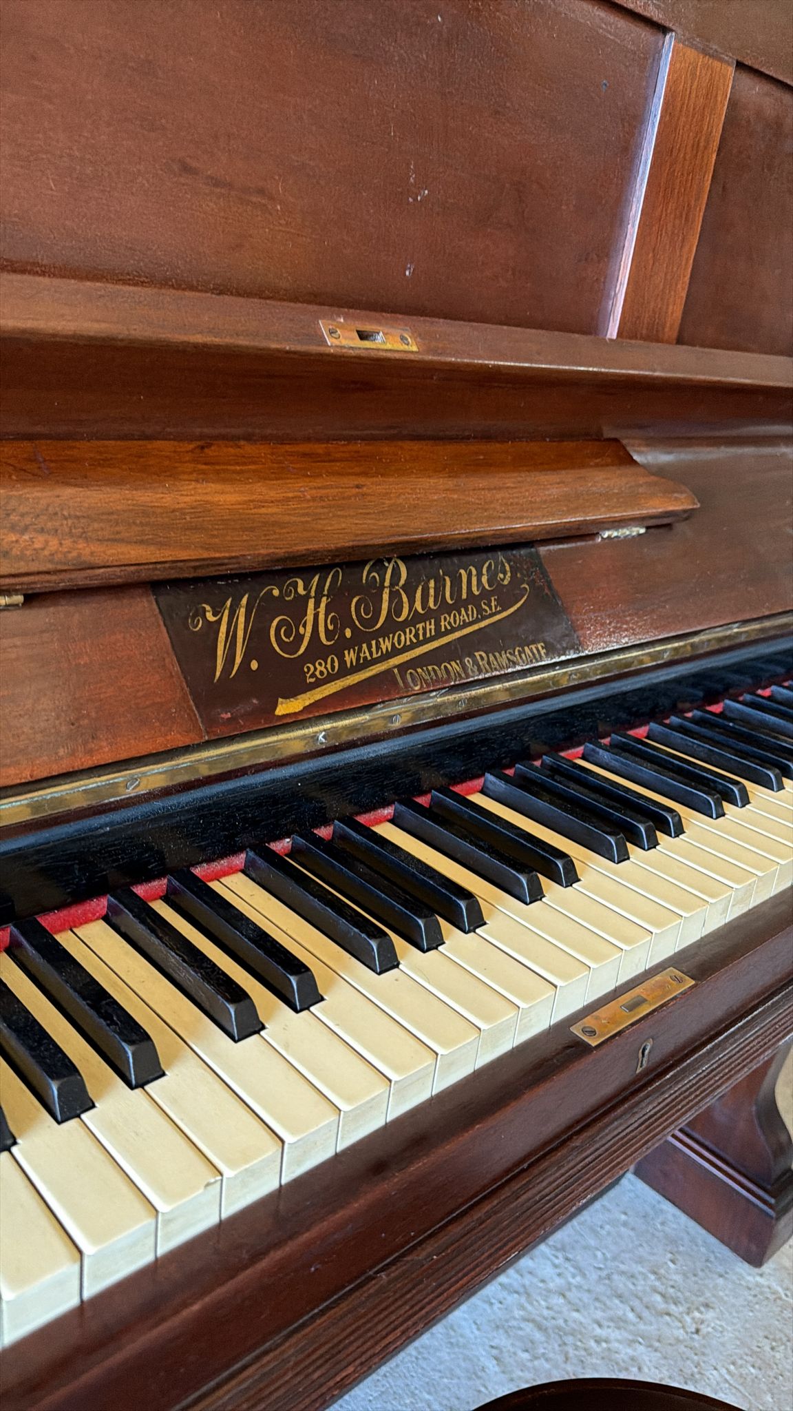 Pianină vintage sh de calitate italiană 3397/U - imagine 2
