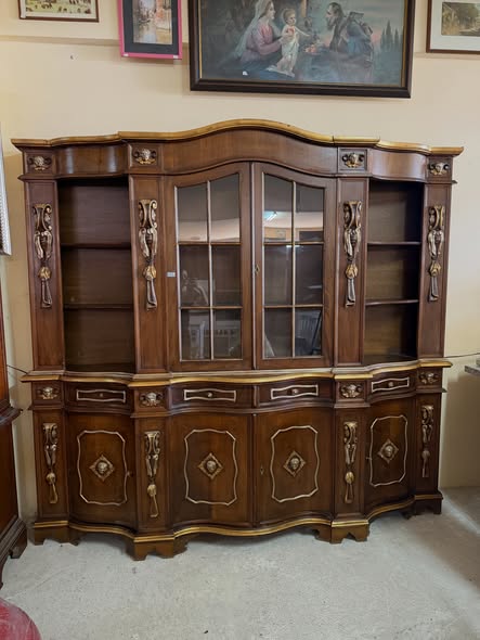 Vitrina italiană de lux sh din lemn masiv 4010/U