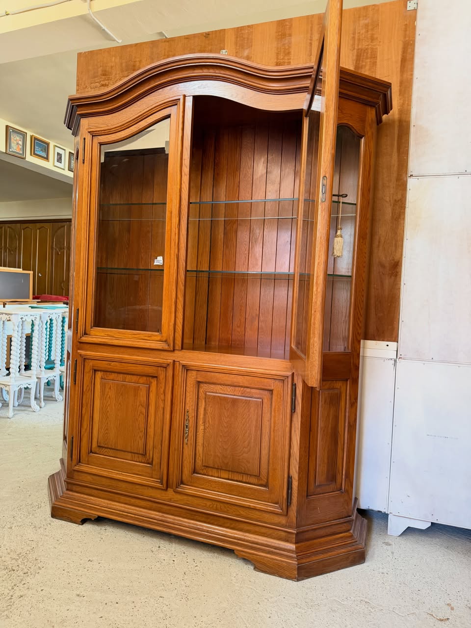 Vitrină din lemn masiv SH de calitate italiană 3988/U - imagine 4