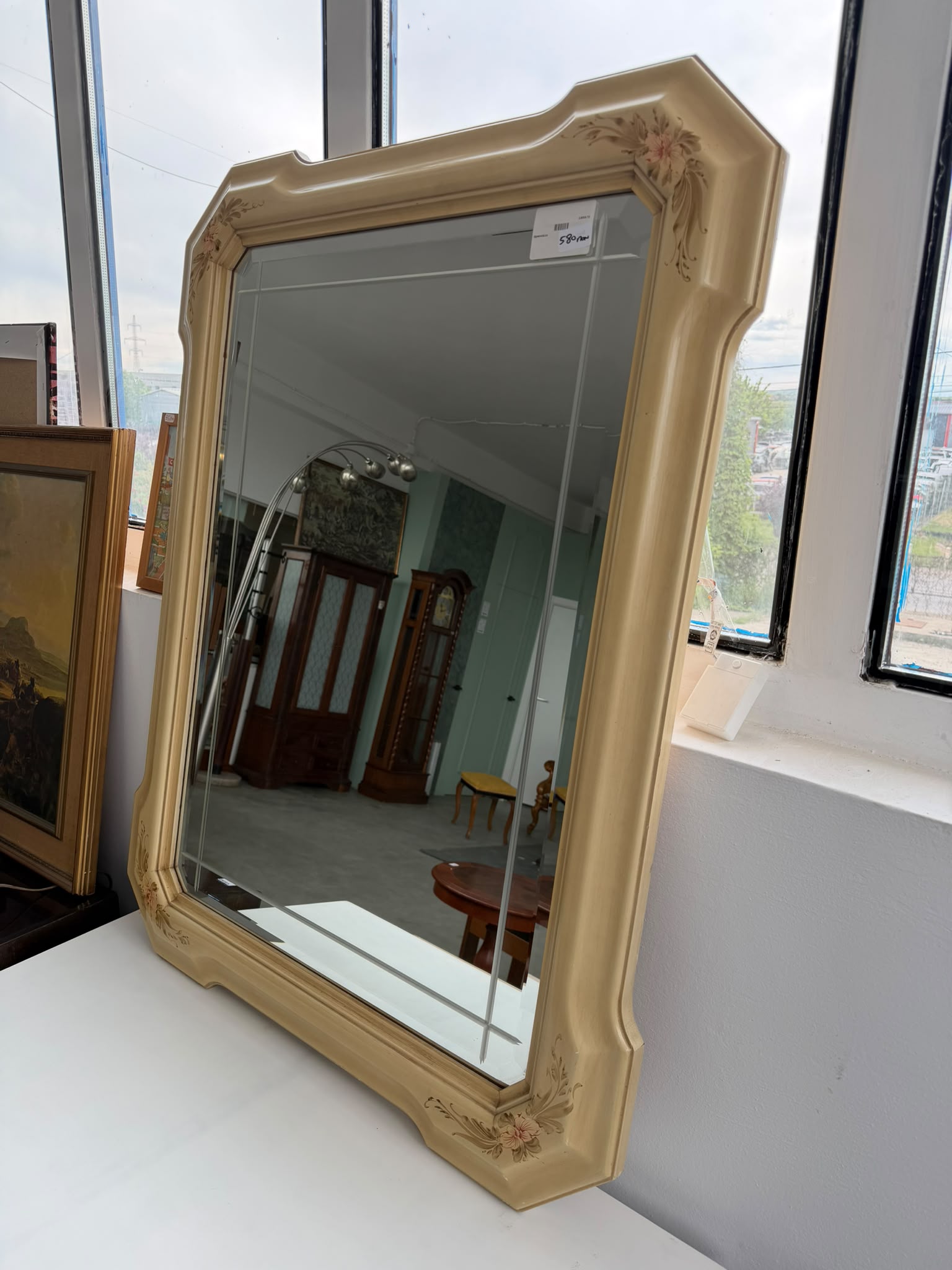 Oglindă decorativă vintage italiană SH de calitate italiană 1859/U - imagine 2