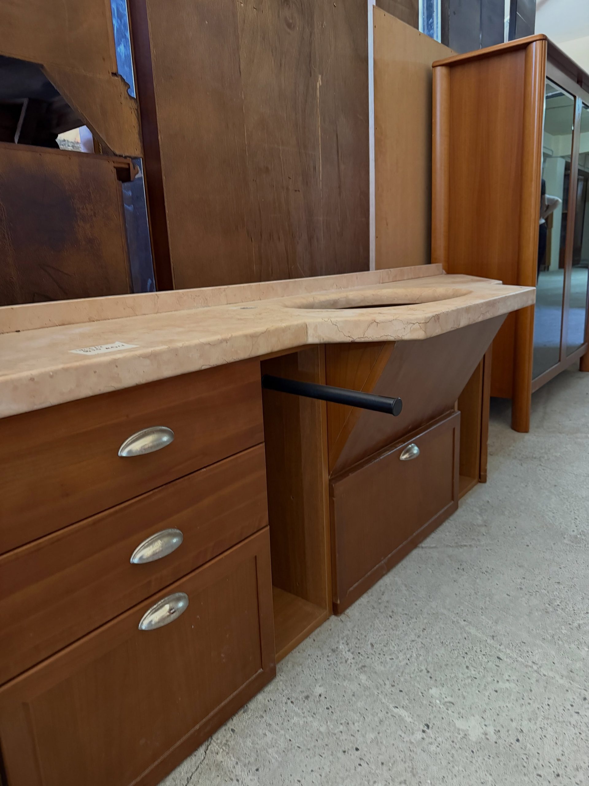 Mobilier baie cu blat din marmură sh de calitate italiană 4846/U - imagine 7