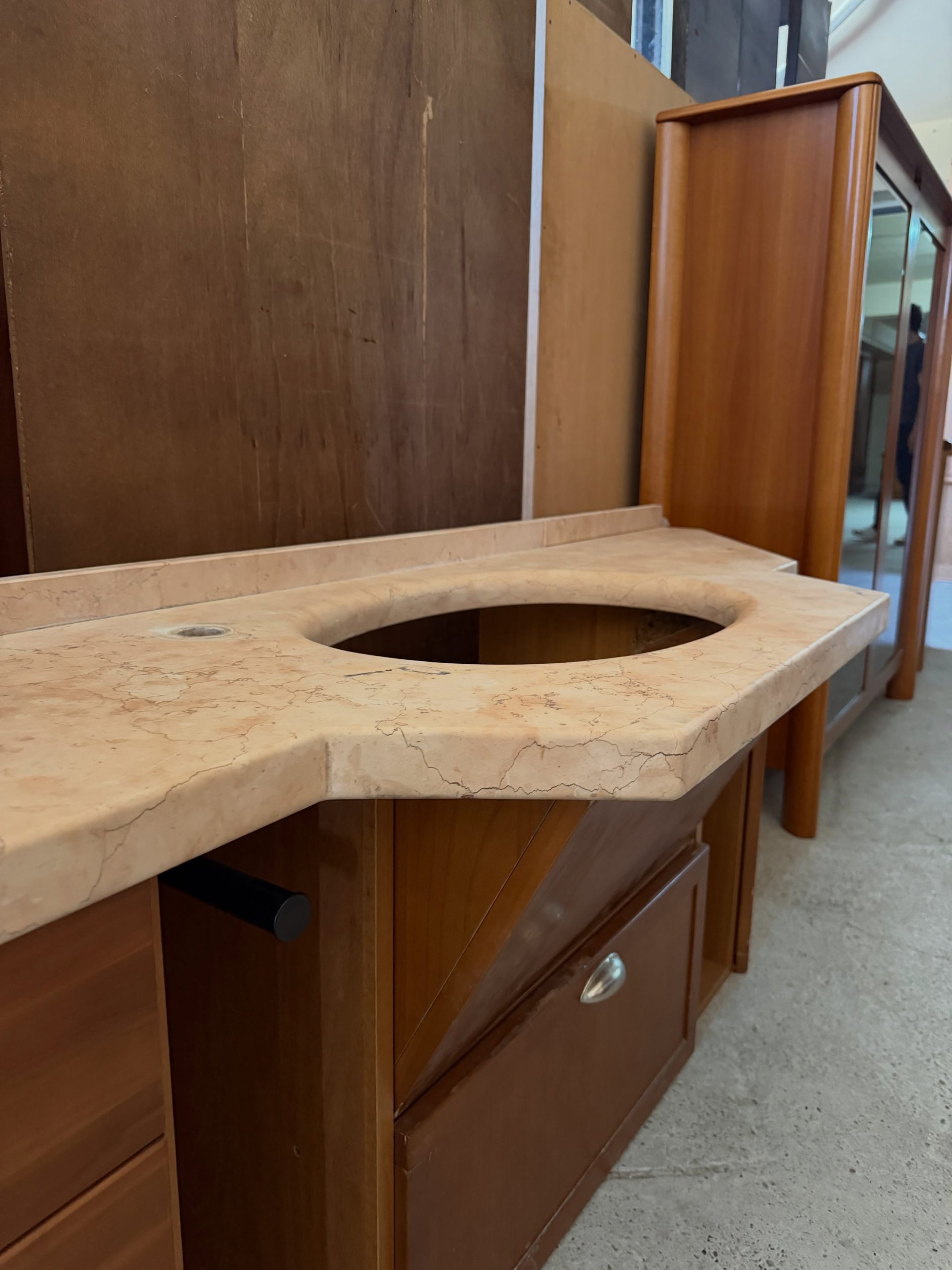 Mobilier baie cu blat din marmură sh de calitate italiană 4846/U - imagine 6