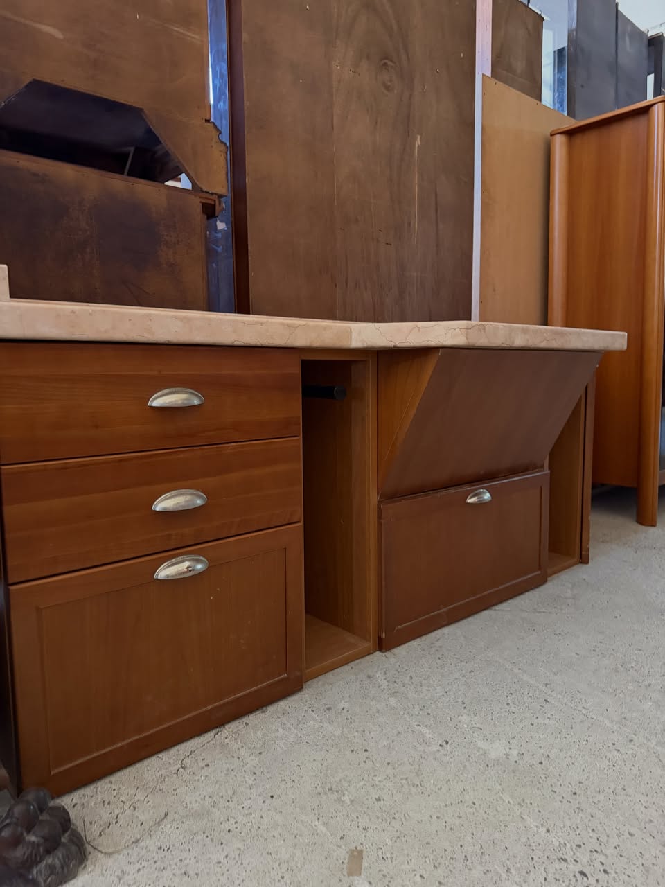 Mobilier baie cu blat din marmură sh de calitate italiană 4846/U - imagine 3