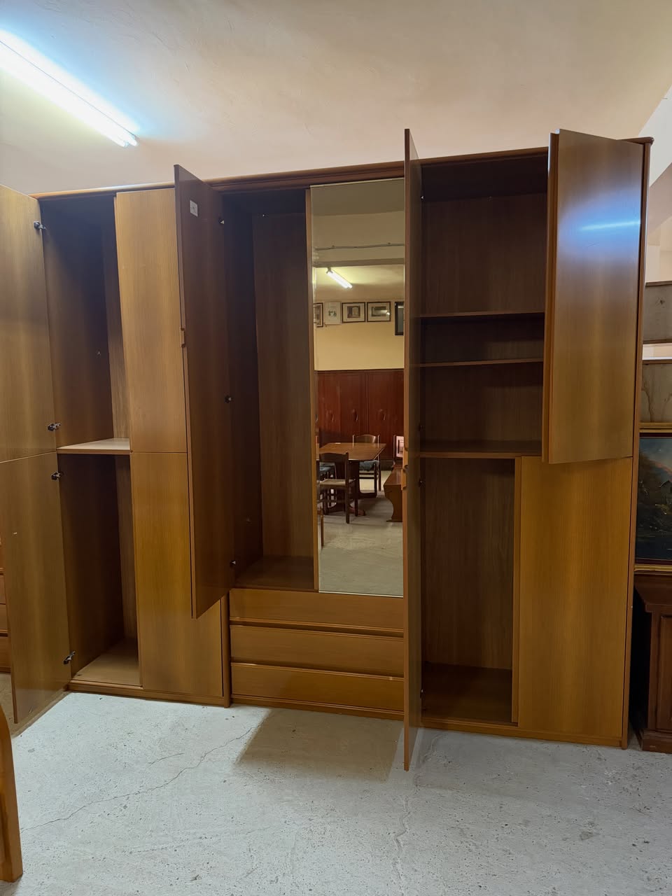 Dormitor complet cu structură din lemn masiv sh de calitate italiană 4779/U - imagine 5